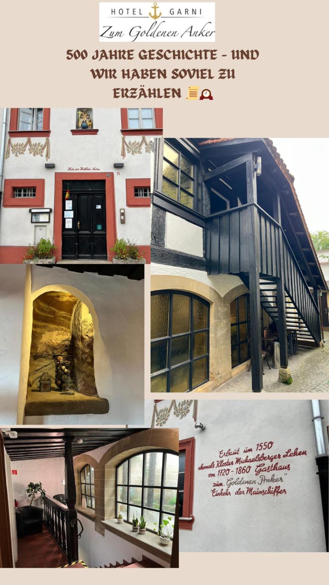 Hotel Zum Goldenen Anker Bamberg Ngoại thất bức ảnh